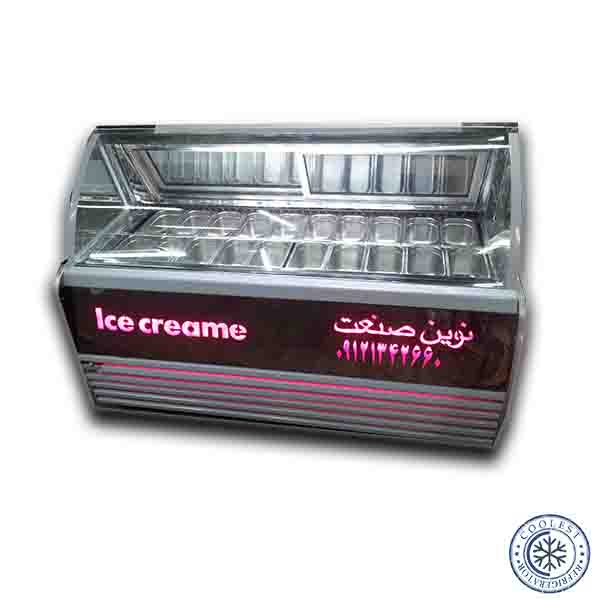 تاپینگ بستنی یخچال بستنی